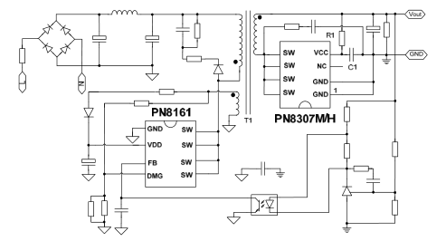 18W PD快充充電器方案 原理圖