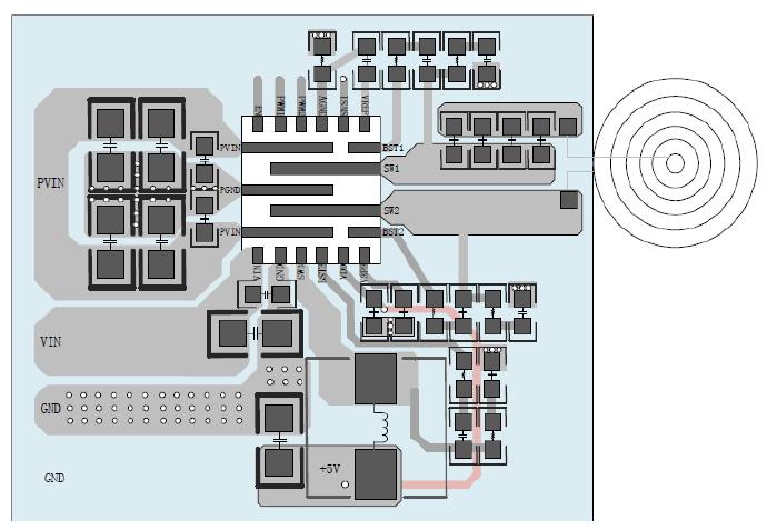 HD1015無線充發(fā)射端芯片布局指南
