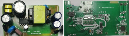 12v2a適配器方案PCB及DEMO實物圖