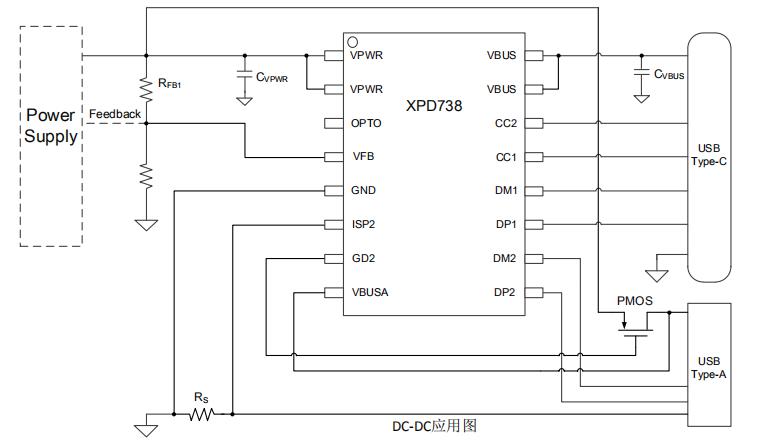 XPD738DP30 DC-DC應(yīng)用電路圖