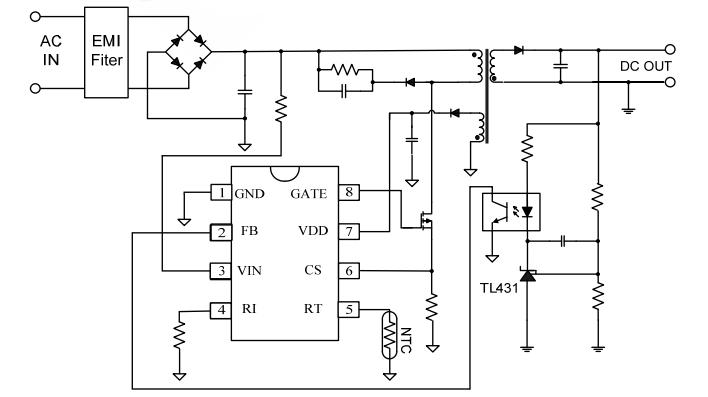 CR6842與OB2269代換電路原理圖