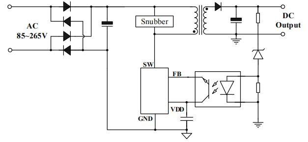 PN8192C電磁爐電源芯片替換LNK364電路圖