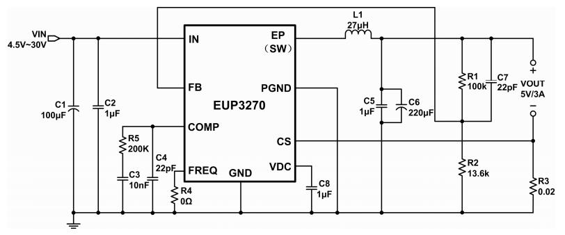 eup3270應(yīng)用電路