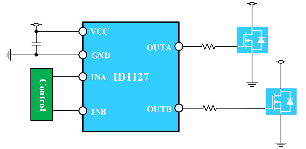 IR4427芯片替料ID1127電路圖