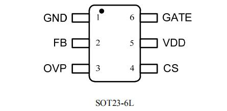 OB2281芯片替代料CR6889B管腳排列