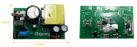 PN8390_12V2A六級能效電源適配器方案DEMO 實物圖